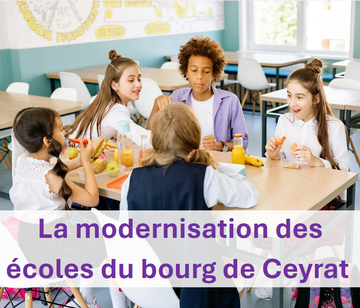 La modernisation des écoles du bourg de Ceyrat